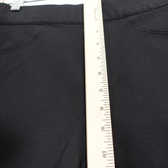 Spanx Crop Pants Medium Black Skinny Jeggings Ankle Stretch Casual Pull On - Picture 4 of 13